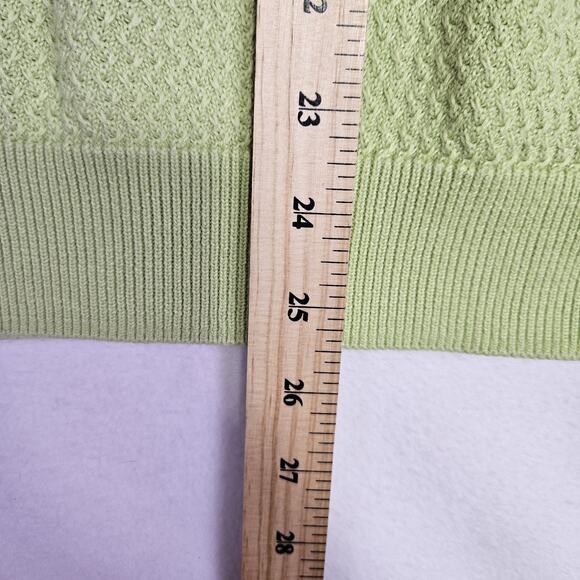 VTG Augusta National Masters Sweater Womens XL Magnolia Lane V-Neck Green Knit - Picture 13 of 14